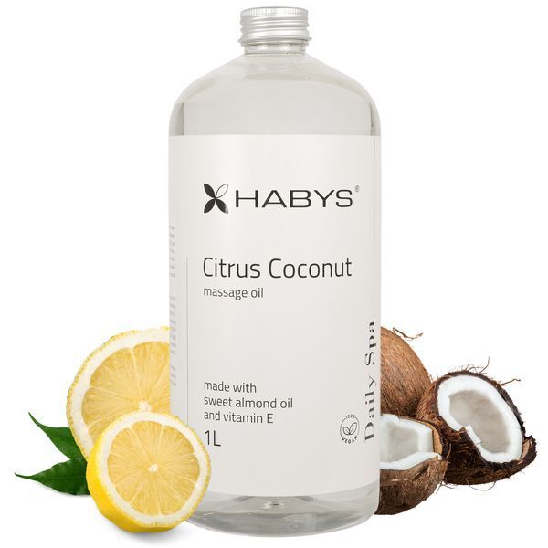Масло для массажа Daily Spa Citrus Coconut HABYS 1л T-HIKOS031 фото Масло для массажа Daily Spa Citrus Coconut HABYS 1л T-HIKOS031 фото