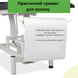 Стіл реабілітаційний електричний Optima - на ручному пульті синьо-білий реабілітаційний електромасажний Optima - на ручному пульті чорно-білий T-SS096 фото 6