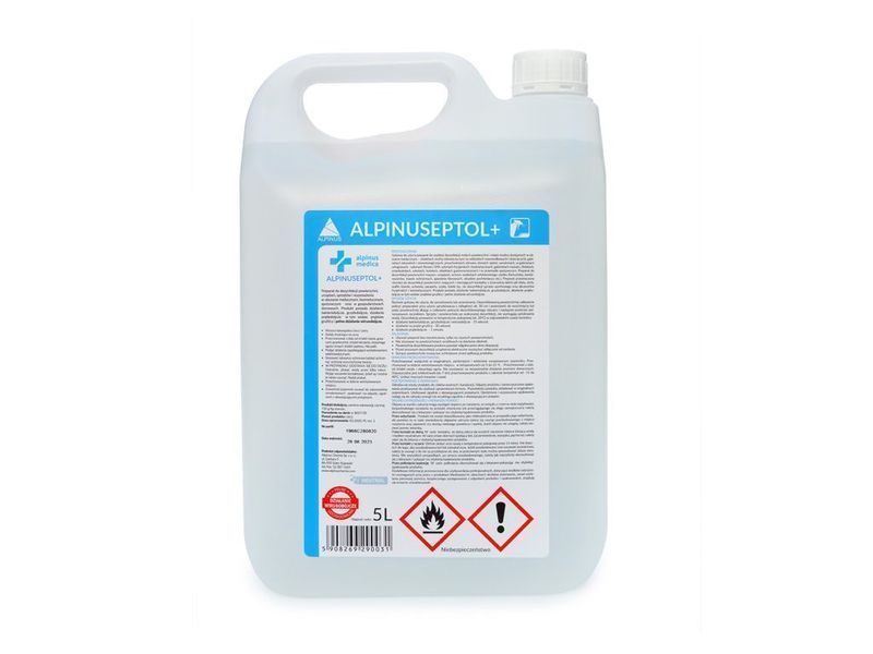 Alpinuseptol+ Neutral Alpinus Medica – средство для быстрой дезинфекции поверхностей 5 л V-HIDAL006 фото Alpinuseptol+ Neutral Alpinus Medica – средство для быстрой дезинфекции поверхностей 5 л V-HIDAL006 фото