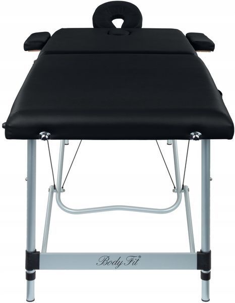 Алюмінєвий масажний стіл Bodyfit 195х70,5 см 2-70Bodyfit-BLACK фото