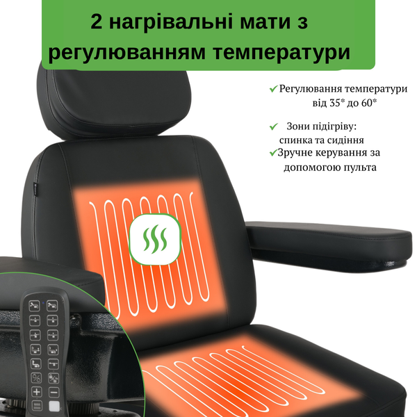 Косметологическое кресло Luxoria PRO 5 (черное) — электрорегулировка, 4 мотора T-SS100 фото Косметологическое кресло Luxoria PRO 5 (черное) — электрорегулировка, 4 мотора T-SS100 фото
