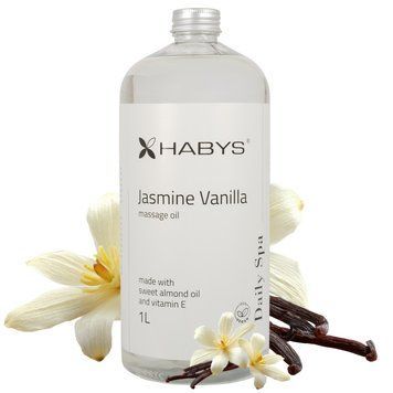 Масло для массажа Daily Spa Jasmine Vanilla HABYS 1л T-HIKOS033 фото