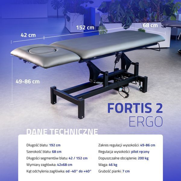 Реабилитационный стол, массажный стол, электрический - Fortis 2 Ergo Т-SS044 фото