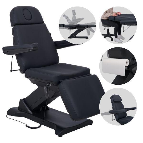 Косметологическое кресло Selia PRO 4 (Black) — электрорегулировка, 4 мотора T-SS099 фото Косметологическое кресло Selia PRO 4 (Black) — электрорегулировка, 4 мотора T-SS099 фото