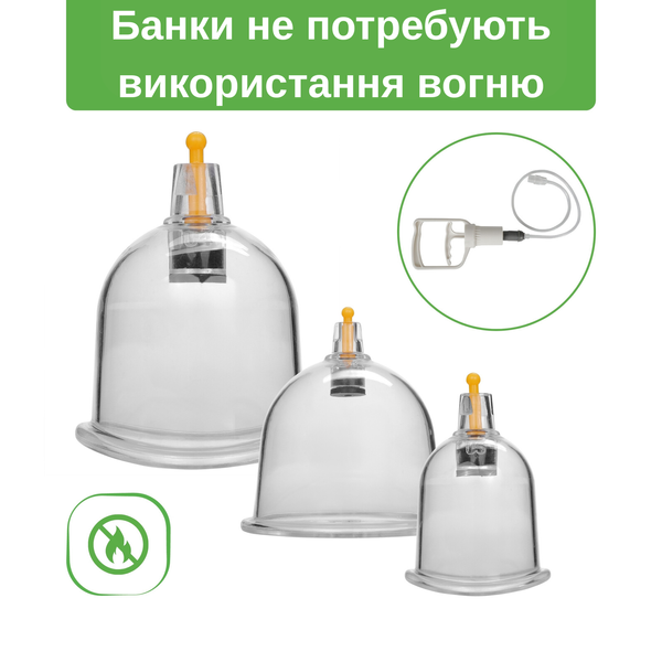 Набор из 14 вакуумных банок с насосом. T-POZBAN010 фото