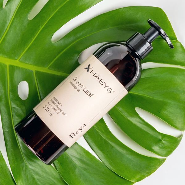 Масло для массажа Reya Green Leaf Habys 500 мл T-HIKOS002 фото