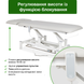 Стаціонарний масажний стіл Fortis 2 ERGO (Біло-сірий) T-SS084 фото 4