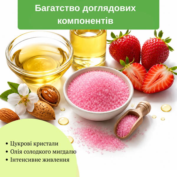 Сахарный скраб Daily Spa Strawberry Candy HABYS 250 мл T-HIKOS043 фото