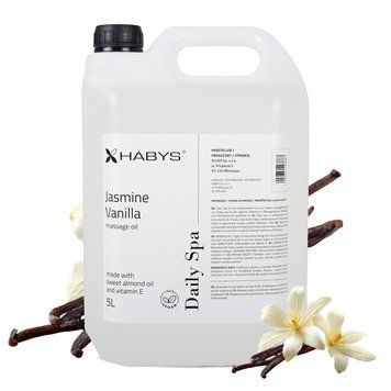 Масло для массажа Daily Spa Jasmine Vanilla HABYS 5л T-HIKOS034 фото